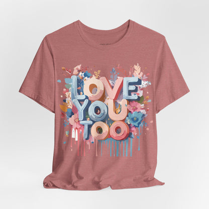 Natural Cotton Tee Shirt - Love story Collection Printify
