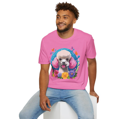 Dog Shirt With Animals Unisex Softstyle Tee 100 Percent Cotton Gildan 64000