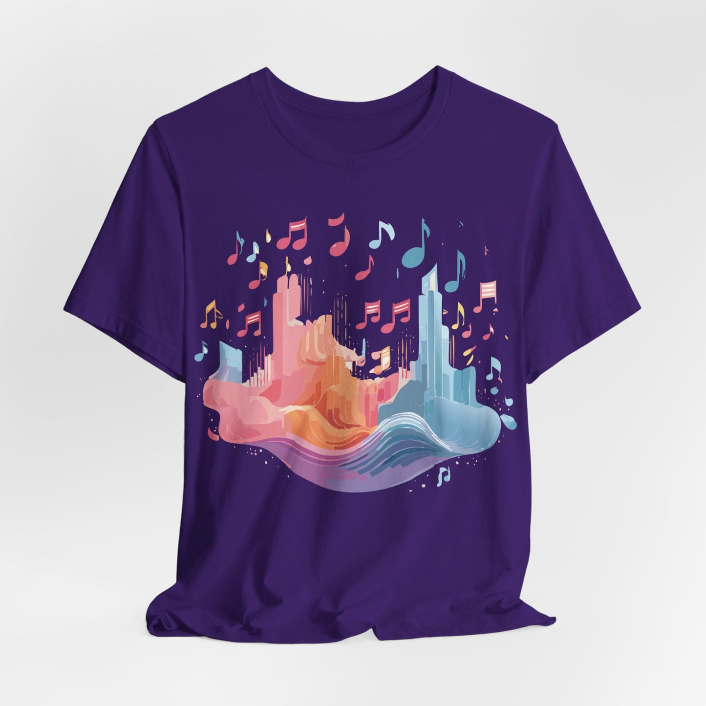 Natural Cotton Tee Shirt - Music Collection