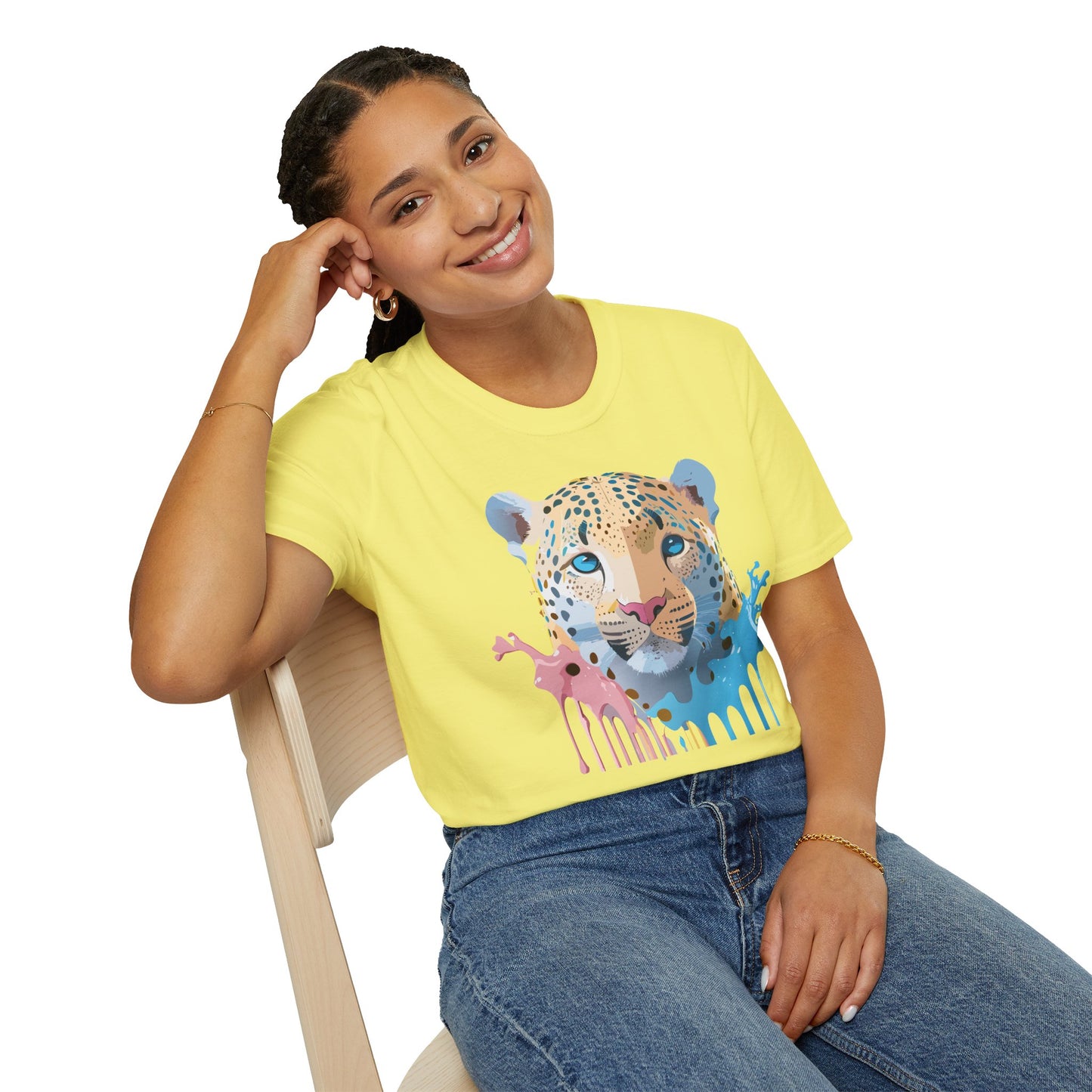 Cheetah Shirt, Shirt with Cheetah, Cheetah Tee, Shirt with Animals