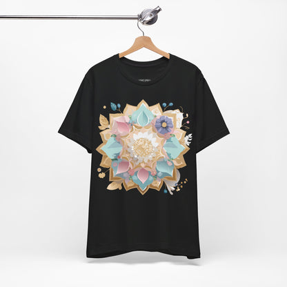 Natural Cotton Tee Shirt - Medallion Collection Printify