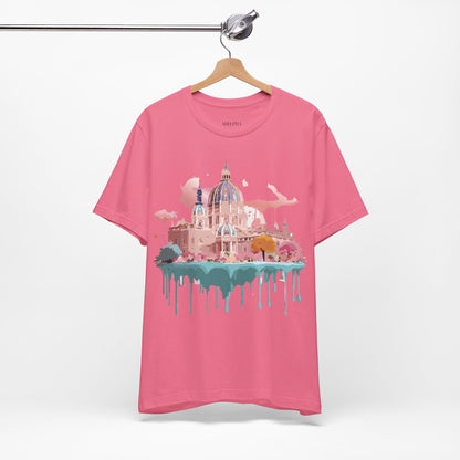 Natural Cotton Tee Shirt - Beautiful Places Collection - Vienna Printify