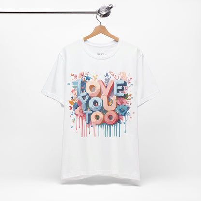 Natural Cotton Tee Shirt - Love story Collection Printify