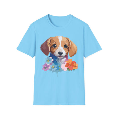 Unisex Dog Shirt Animal Graphic Tee Soft Cotton Gildan 64000