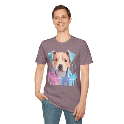 Dog Shirt Unisex Animal Tee Softstyle Gildan 64000 Cotton Tee