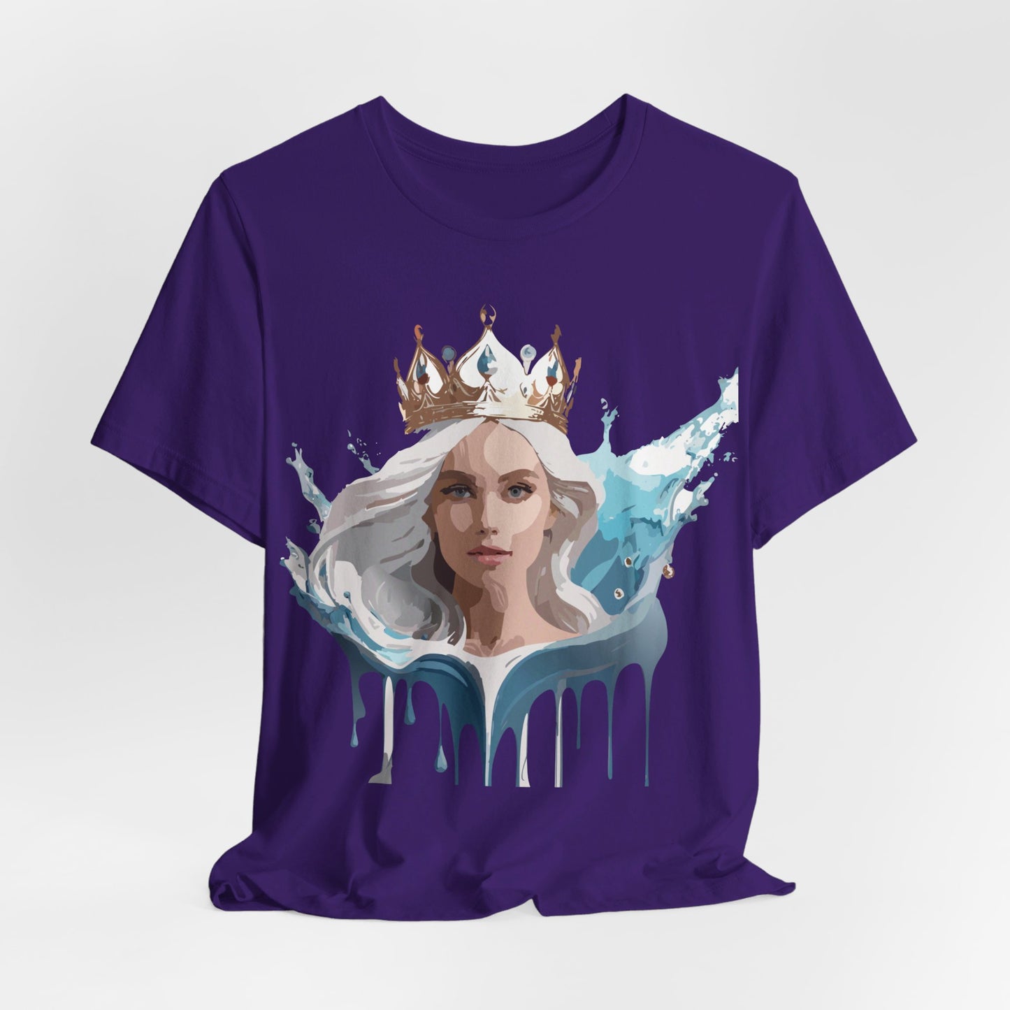 T-Shirt aus natürlicher Baumwolle – Queen Collection