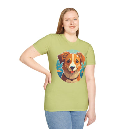 Dog Shirt Unisex Animal Tee One Hundred Percent Cotton Softstyle Gildan 64000