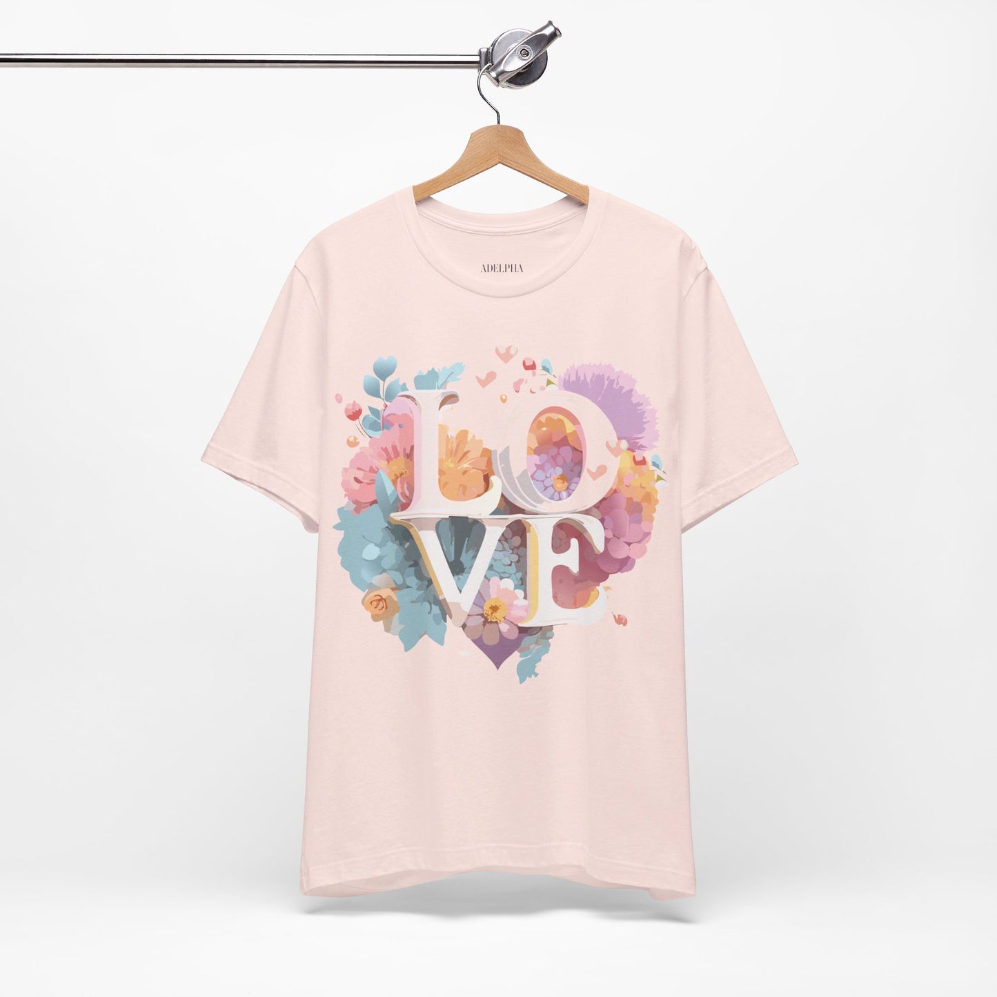 T-Shirt aus natürlicher Baumwolle – Love Story-Kollektion