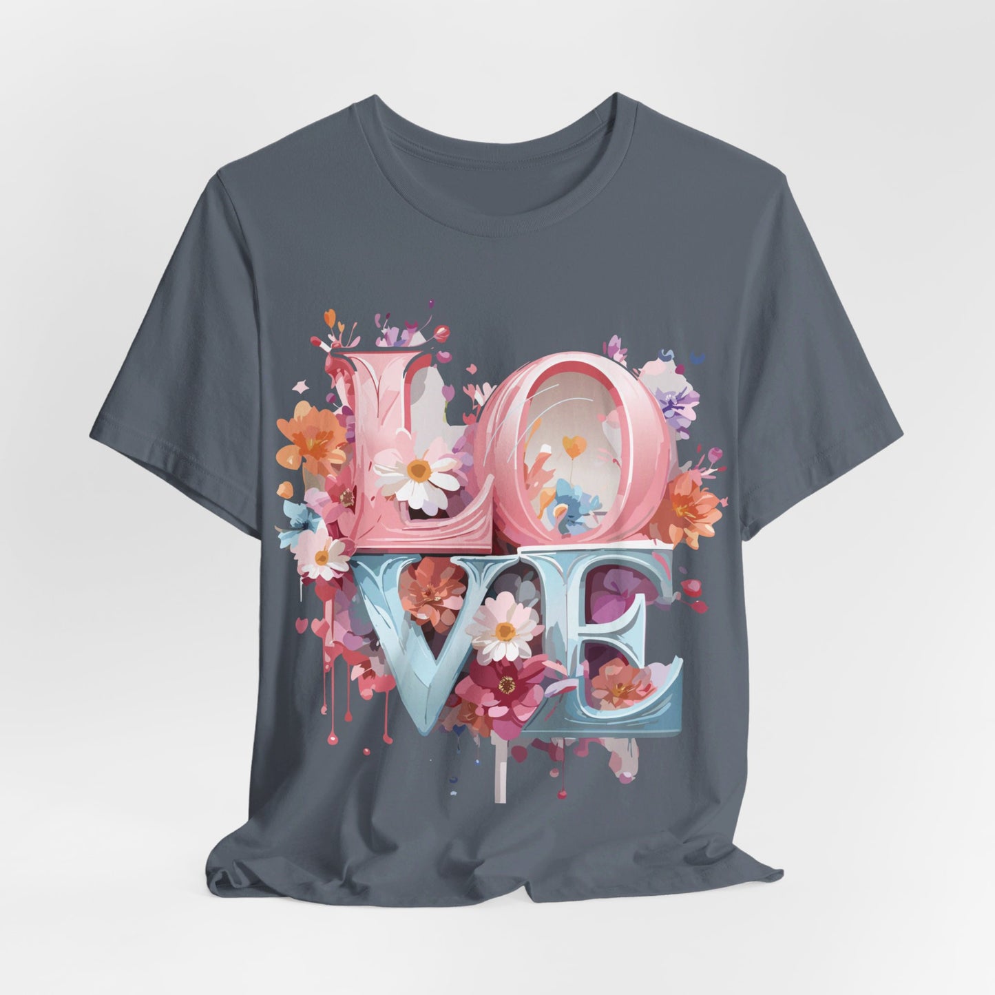 T-Shirt aus natürlicher Baumwolle – Love Story Collection