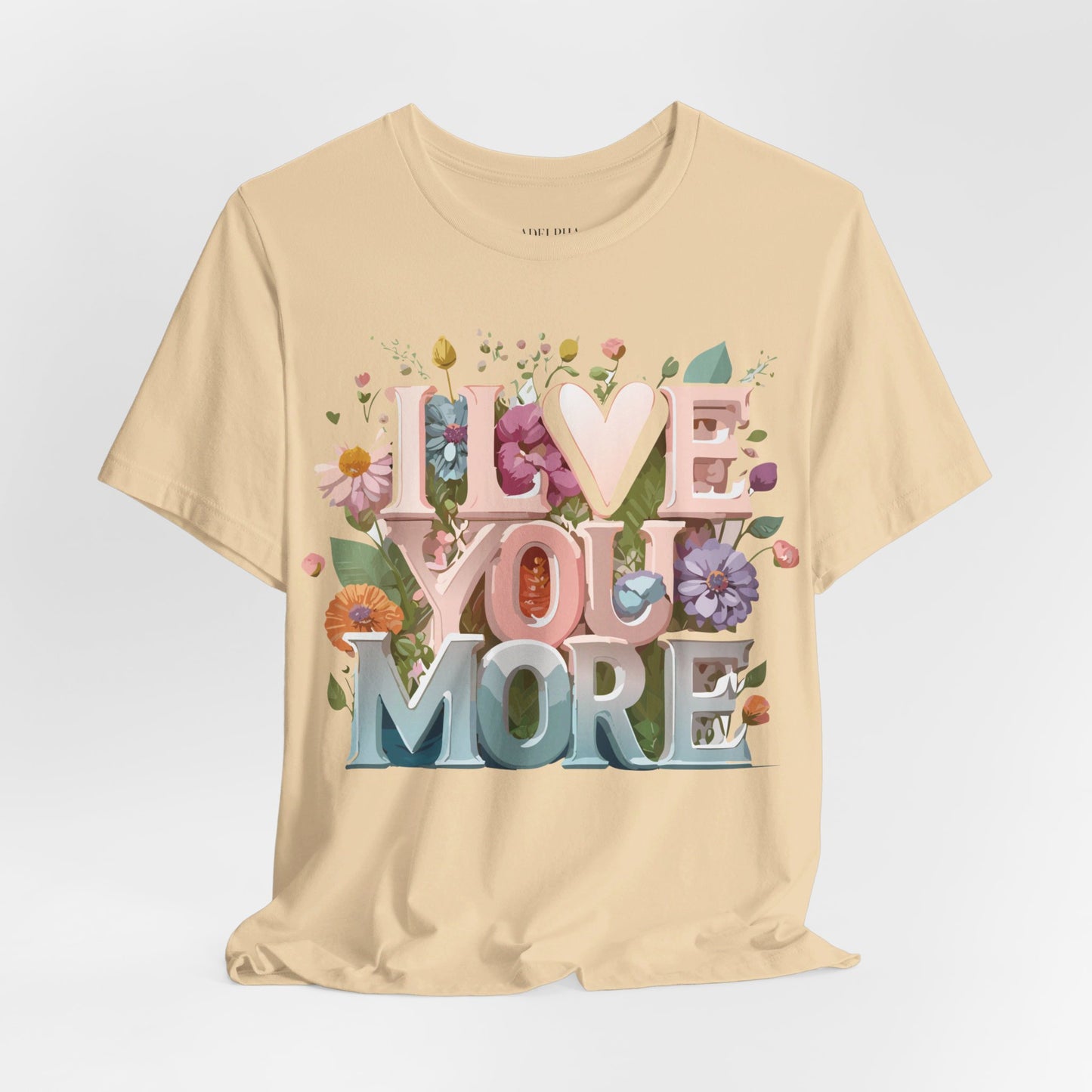 T-Shirt aus natürlicher Baumwolle – Love Story-Kollektion