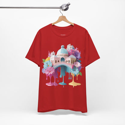Natural Cotton Tee Shirt - Beautiful Places Collection - Venice Printify