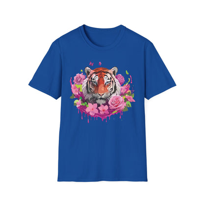 Tiger Shirt Unisex Tee Gildan Softstyle 64000 Ring Spun Cotton