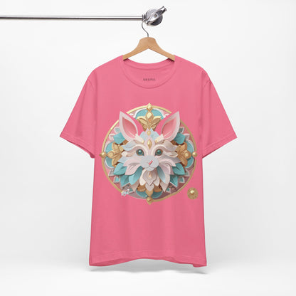 Natural Cotton Tee Shirt - Medallion Collection Printify