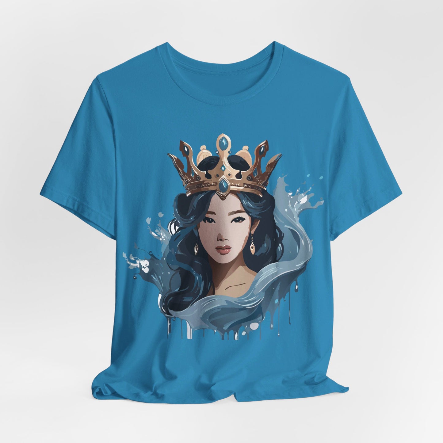 T-Shirt aus natürlicher Baumwolle – Queen Collection