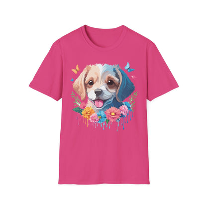 Dog Shirt Unisex Softstyle Tee Gildan 64000 100 Percent Ring Spun Cotton