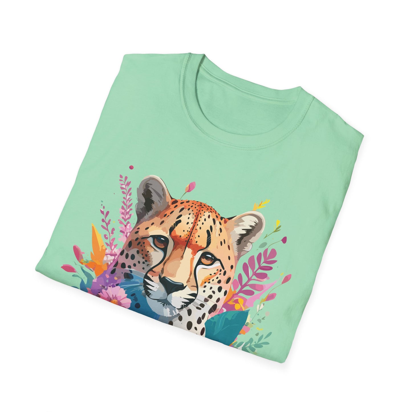 Cheetah Shirt, Shirt with Cheetah, Cheetah Tee, Shirt with Animals