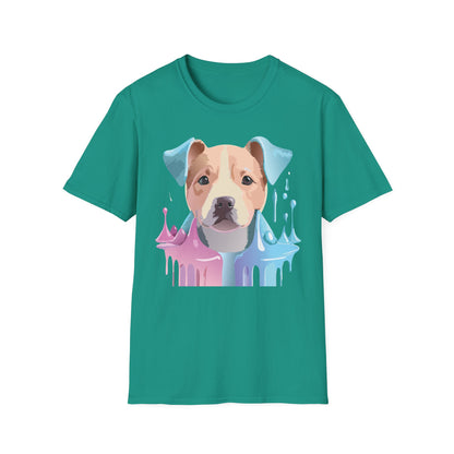 Dog Shirt Unisex Animal Tee Softstyle Gildan 64000 Cotton Tee