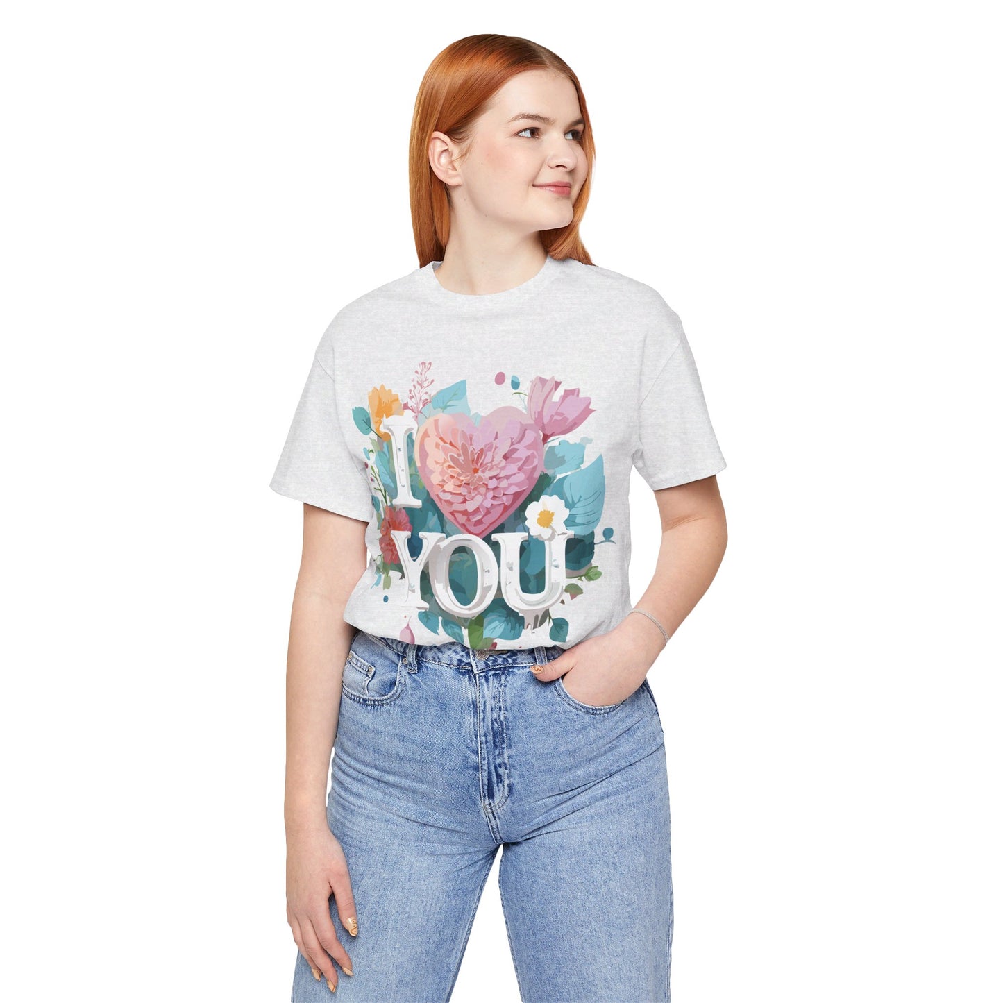 Natural Cotton Tee Shirt - Love story Collection