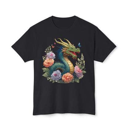 Dragon Art Print T Shirt Unisex HD Cotton Made In USA Full Color