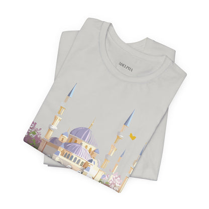 Natural Cotton Tee Shirt - Istanbul, Turkey Printify