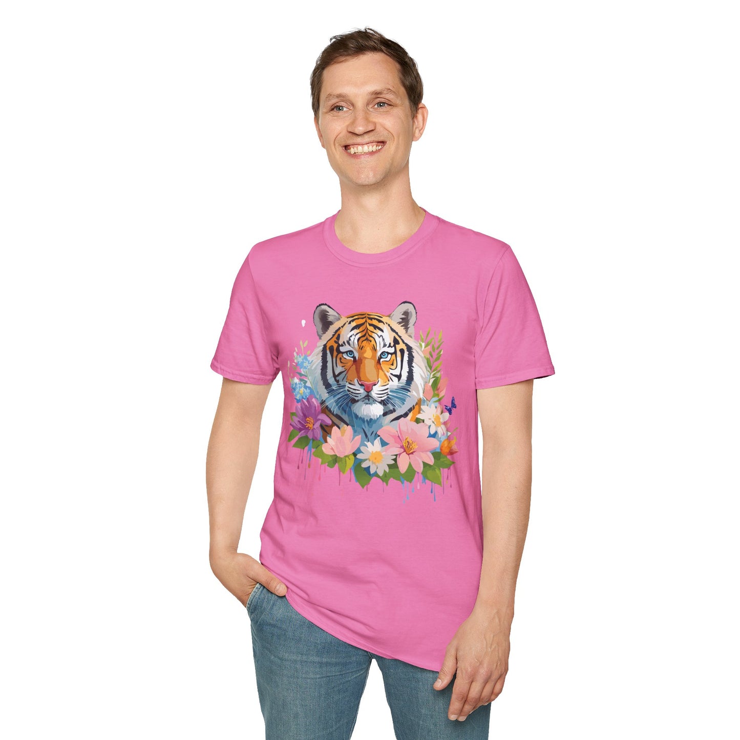 Tiger Shirt, Shirt with Tiger, Animal Tee, Shirt with Animals