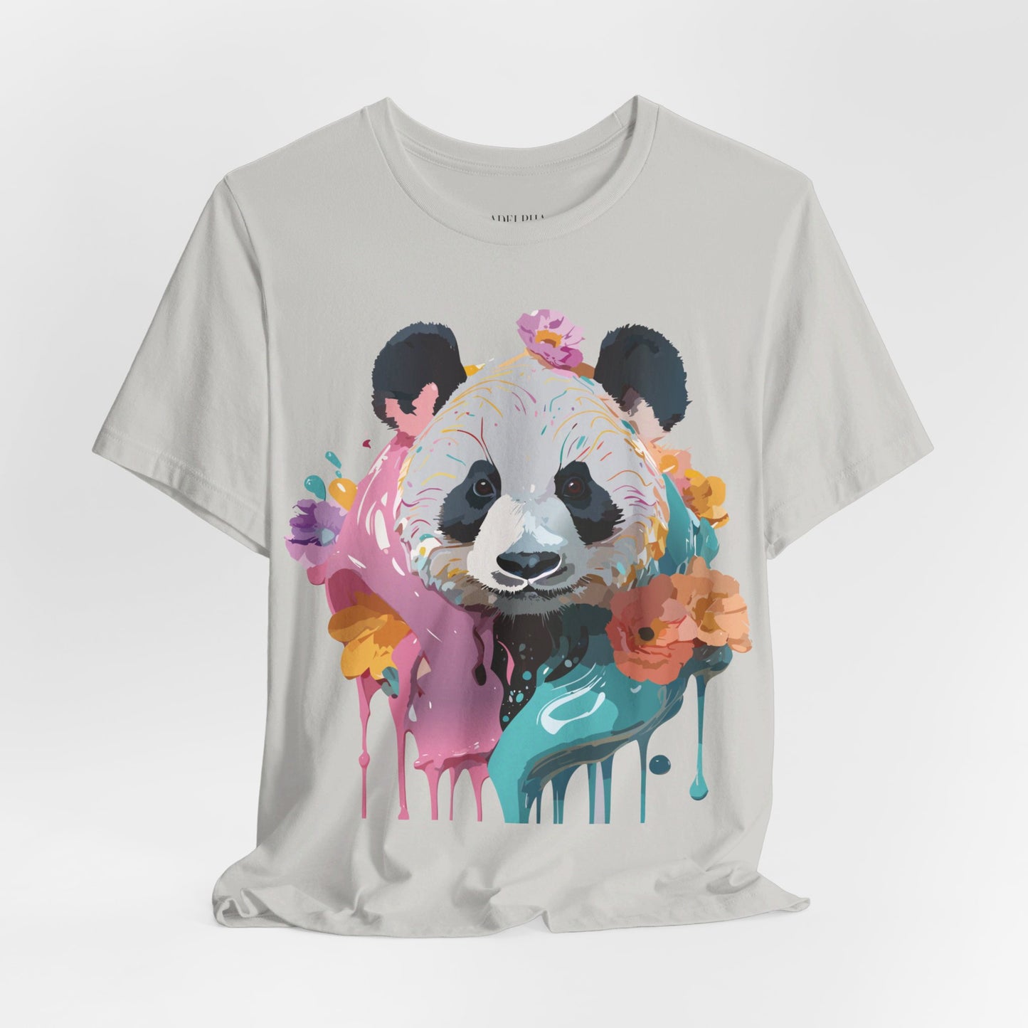 T-shirt en coton naturel avec panda