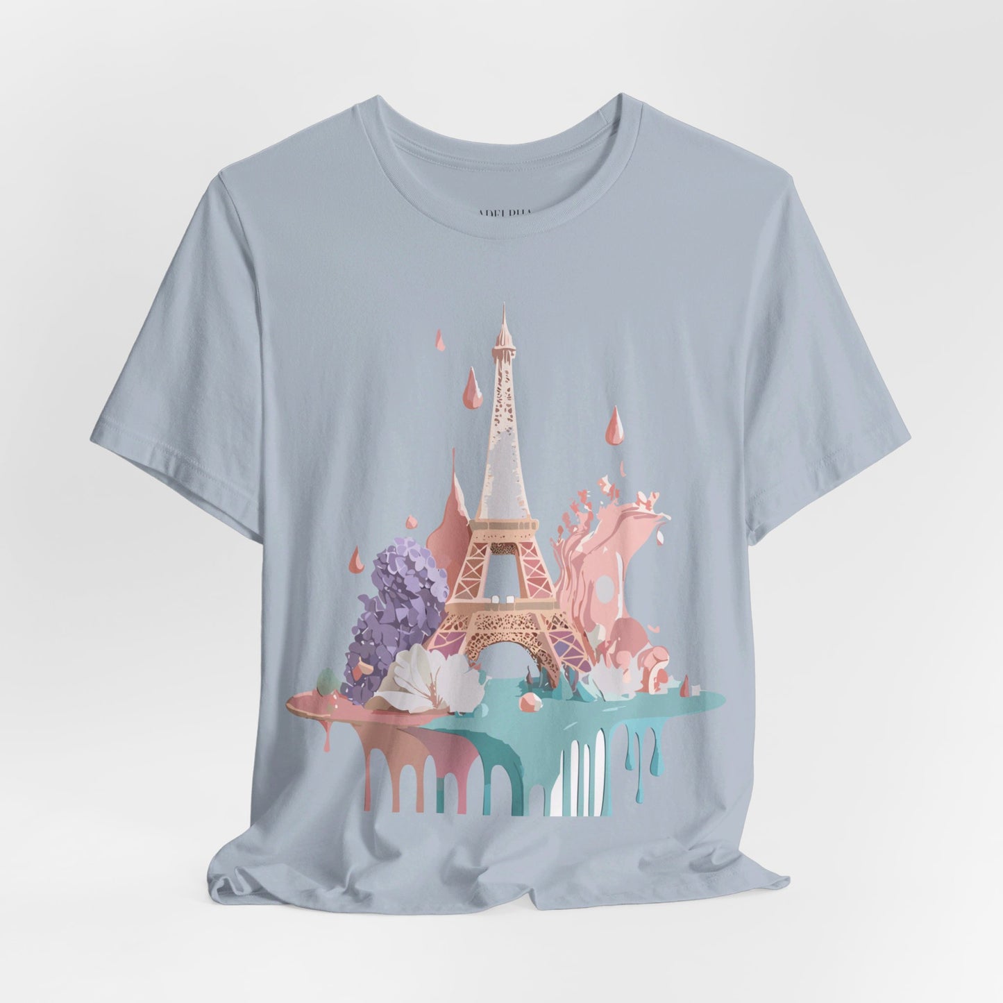 Natural Cotton Tee Shirt - Beautiful Places Collection - Paris