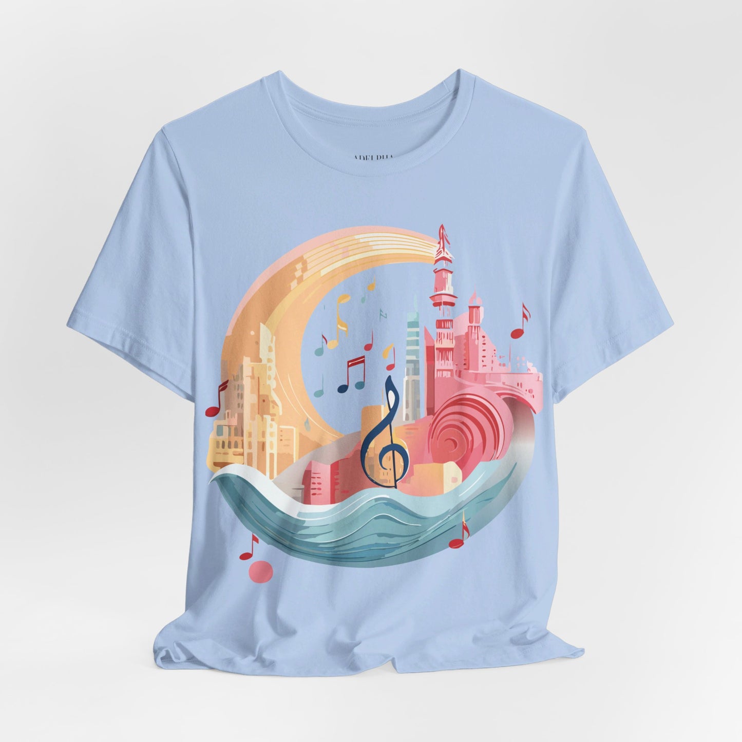 T-shirt en coton naturel - Collection Musique