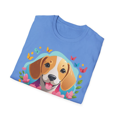 Dog Shirt Unisex Animal Tee Softstyle Cotton Comfort Everyday Wear