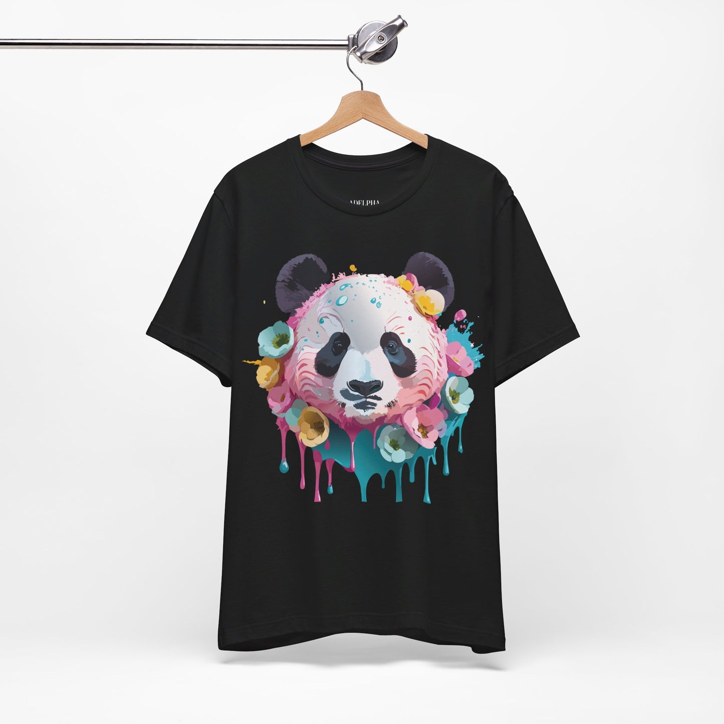 T-shirt en coton naturel avec panda