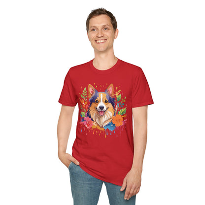 Dog Shirt Unisex Animal Tee Softstyle Gildan 64000 Cotton Tee