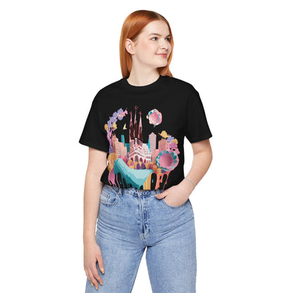 Tourist Shirt, Shirt with Barcelona - ADELPHA