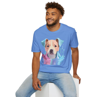 Dog Shirt Unisex Animal Tee Softstyle Gildan 64000 Cotton Tee