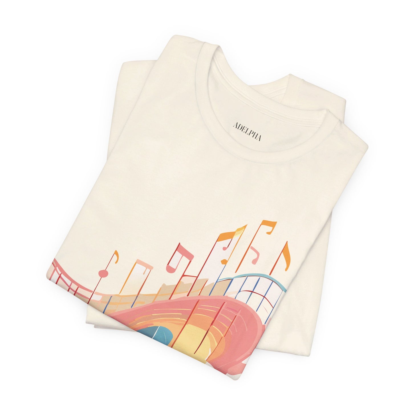 Natural Cotton Tee Shirt - Music collection