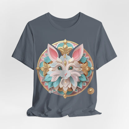 Natural Cotton Tee Shirt - Medallion Collection Printify