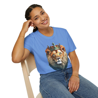 Lion Shirt Unisex Softstyle Tee Gildan 64000 100 Percent Ring Spun Cotton