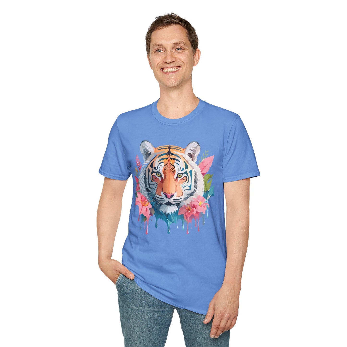 Tiger Shirt, Shirt with Tiger, Animal Tee, Shirt with Animals
