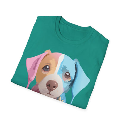 Unisex Dog Shirt Animal Tee Gildan Softstyle 64000 Cotton Tee