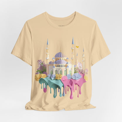 Natural Cotton Tee Shirt - Istanbul, Turkey Printify