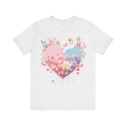 Natural Cotton Tee Shirt - Love story Collection Printify