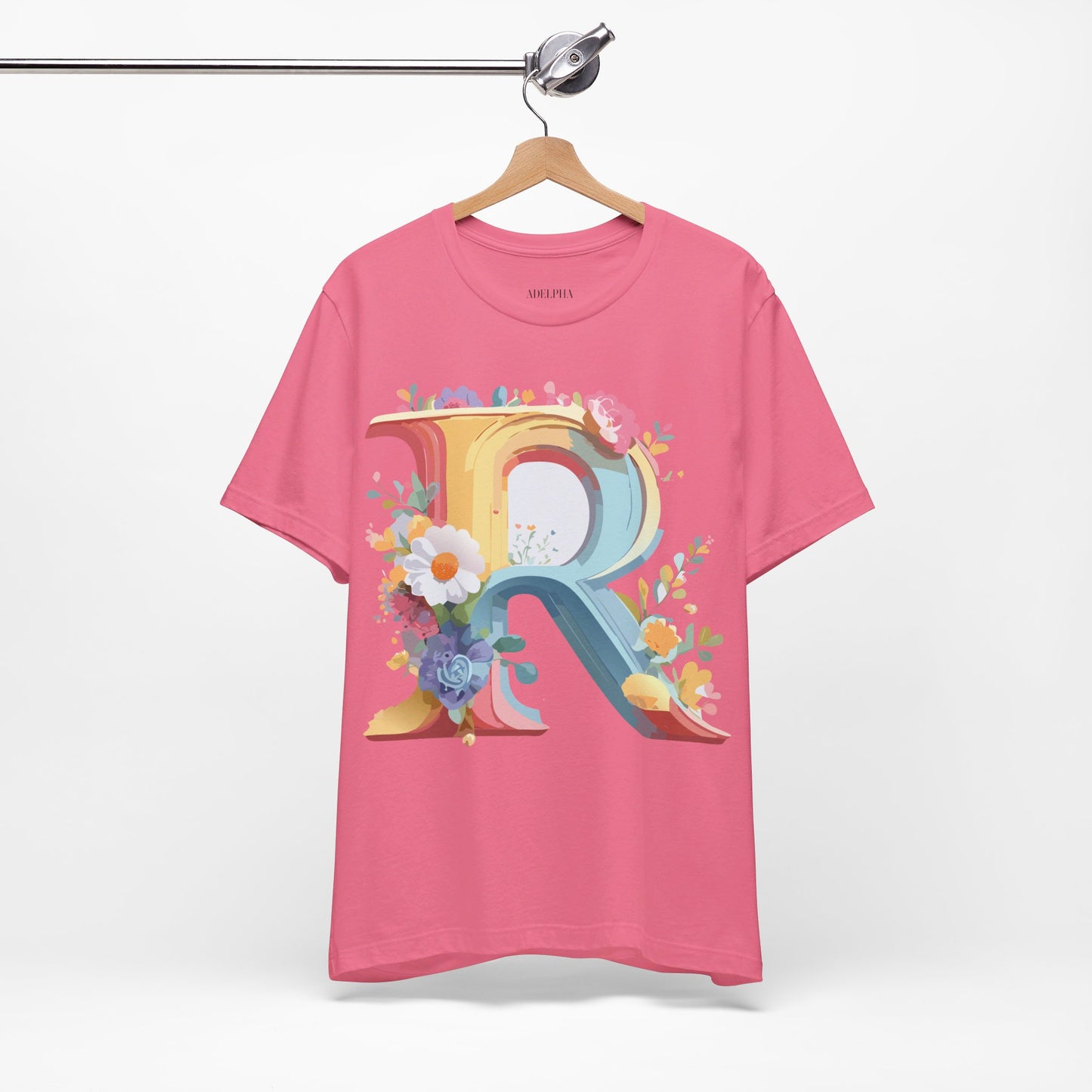 T-shirt en coton naturel - Collection Lettres - R