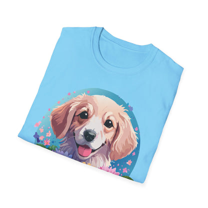 Unisex Dog Shirt Animal Tee Gildan Softstyle 64000 100 Percent Cotton