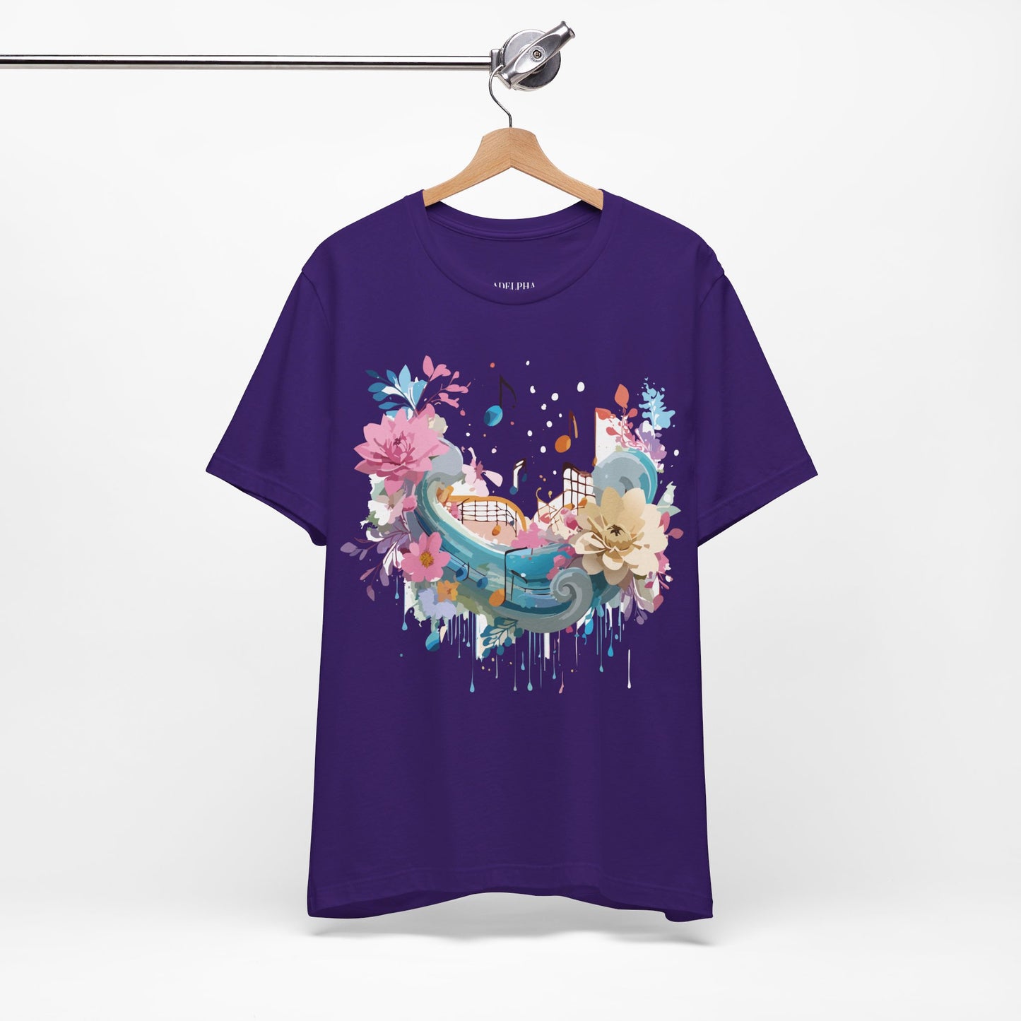 Natural Cotton Tee Shirt - Music Collection