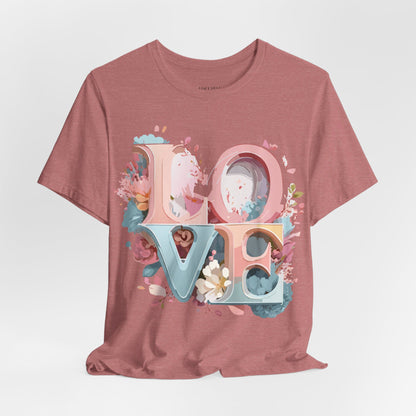 Natural Cotton Tee Shirt - Love story Collection Printify