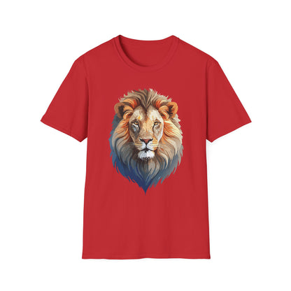 Gildan Lion Graphic Short Sleeve Softstyle Tee 100 Percent Cotton