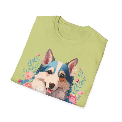 Dog Shirt Unisex Animal Tee Softstyle Cotton Lightweight Breathable