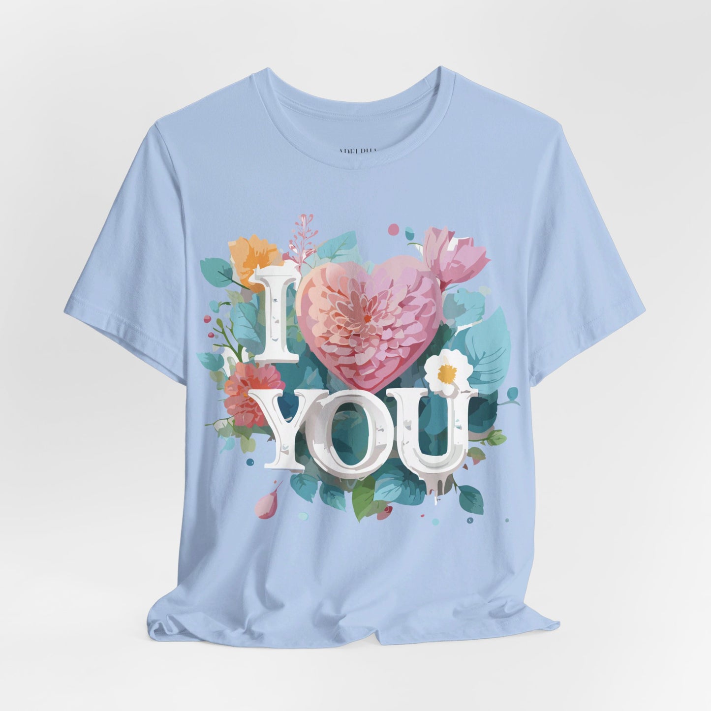 Natural Cotton Tee Shirt - Love story Collection