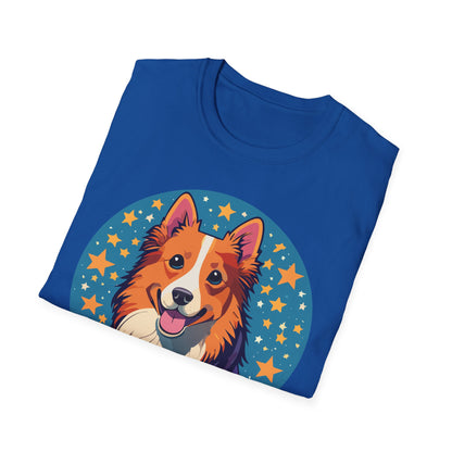 Unisex Dog Shirt Animal Print Tee Gildan Softstyle 64000 Tee