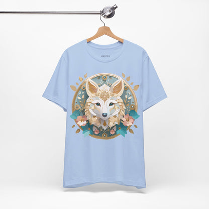 Natural Cotton Tee Shirt - Medallion Collection Printify