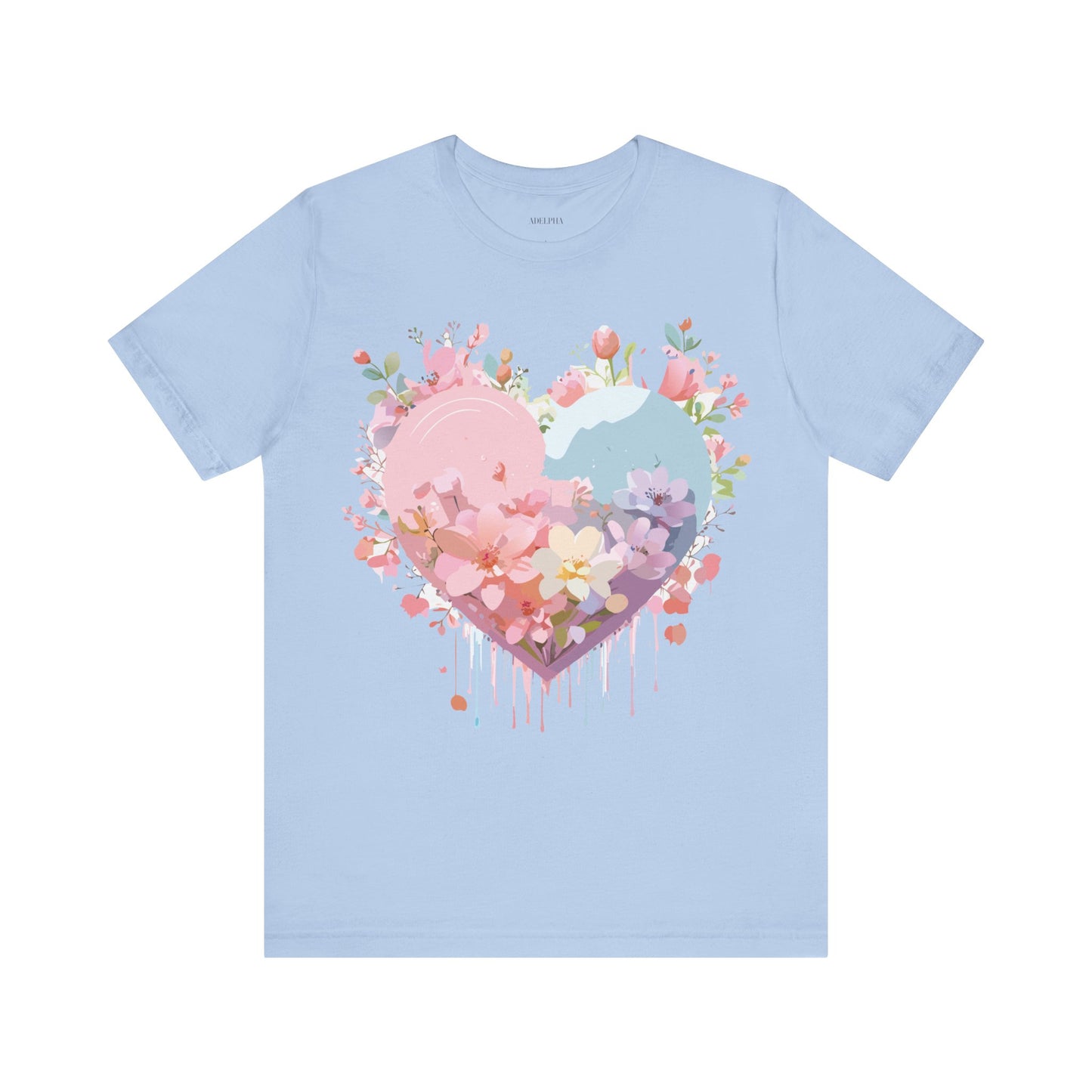 Natural Cotton Tee Shirt - Love story Collection